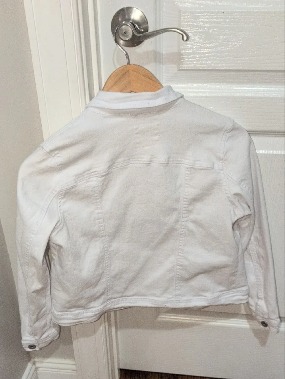White Kids Denim Jacket - Copper Key